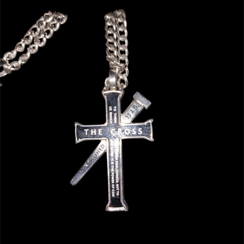 The Cross: Stainless Steel Men’s Cross Necklace